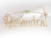 Anklet Necklace Personalized Name