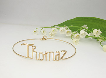 personalized name necklace Wire Jewelry