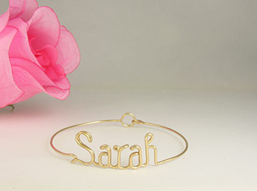 personalized name necklace Wire Jewelry