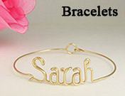 Personalized Gold Name Bracelets