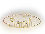 Gold Personalized Bracelets wire Jewelry