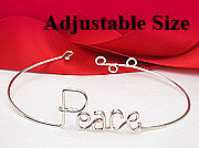 Silver Bracelets Personalized Name