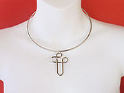 Gold Personalized wire Jewelry Necklace