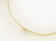 Silver Personalized Wire Jewelry Necklace