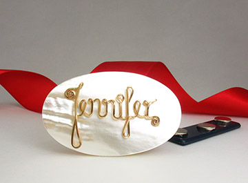 MOP Brooch with magnet