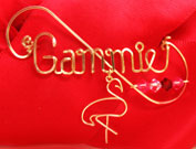 Flamingo Personalized Pin Charm Brooch wire Jewelry