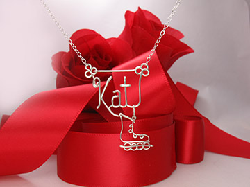 Rollerskate charm