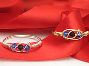 Gold wire Silver wire Ring Jewelry