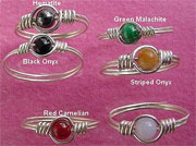 Gold wire Silver Ring Jewelry Ring