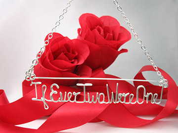2 or 3 Words Necklace - up to 25 letters