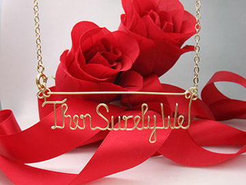 Two Name Necklace - up to 20 letters