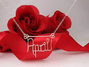 personalized name necklace Wire Jewelry