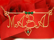Gold Personalized  Necklace