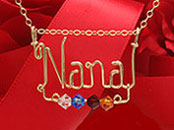 Gold Personalized Necklace wire Jewelry