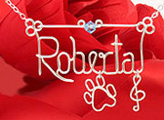 Silver Personalized Necklace wire Jewelry