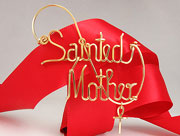 Silver Personalized Wire Pin Jewelry