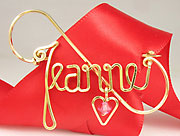 Gold Personalized Pin Brooch wire Jewelry