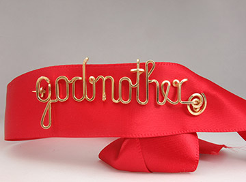 Gold pin
