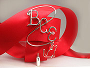 mother of pearl personalized brooch