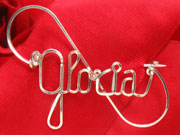 Silver Personalized Pin Brooch wire Jewelry